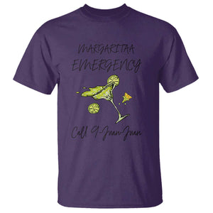 Margarita Emergency Mexican Fiesta T Shirt Funny Cinco de Mayo TS14 Purple Print Your Wear