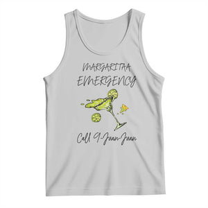 Margarita Emergency Mexican Fiesta Tank Top Funny Cinco de Mayo TS14 Ash Print Your Wear