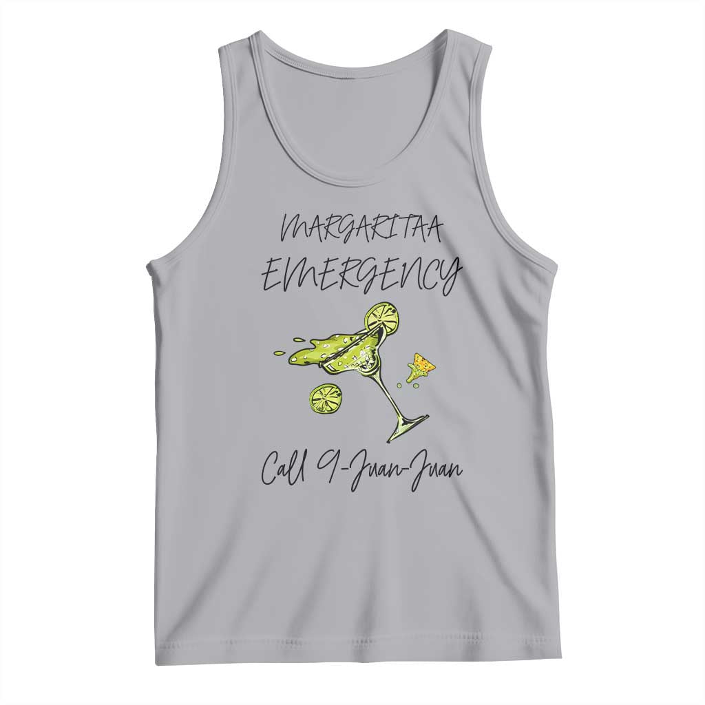 Margarita Emergency Mexican Fiesta Tank Top Funny Cinco de Mayo TS14 Athletic Heather Print Your Wear