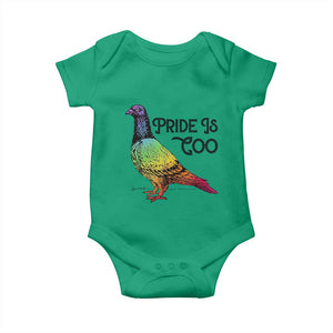 Pride Is Coo Pigeon Baby Onesie Funny LGBTQ Pride Month TS14 Irish Green Print Your Wear
