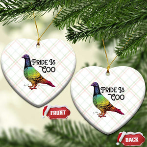 Pride Is Coo Pigeon Ceramic Ornament Funny LGBTQ Pride Month TS14 Print Your Wear