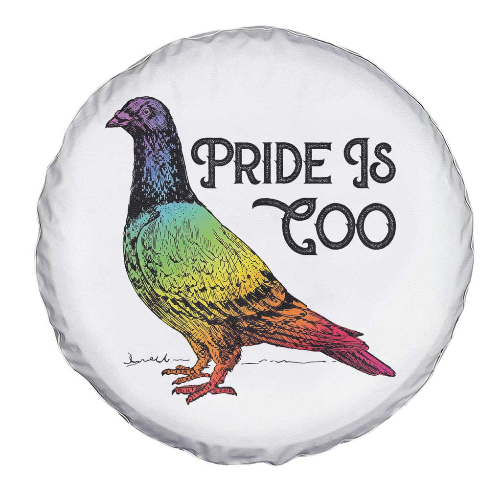 Pride Is Coo Pigeon Spare Tire Cover Funny LGBTQ Pride Month TS14 Print Your Wear