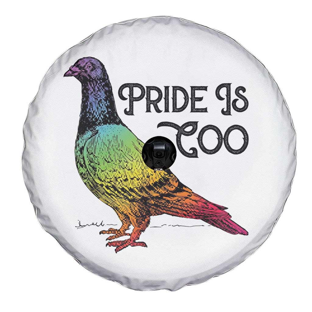 Pride Is Coo Pigeon Spare Tire Cover Funny LGBTQ Pride Month TS14 Print Your Wear