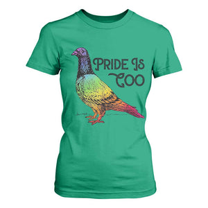 Pride Is Coo Pigeon T Shirt For Women Funny LGBTQ Pride Month TS14 Irish Green Print Your Wear