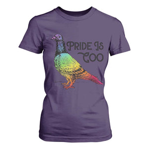 Pride Is Coo Pigeon T Shirt For Women Funny LGBTQ Pride Month TS14 Purple Print Your Wear