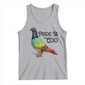 Pride Is Coo Pigeon Tank Top Funny LGBTQ Pride Month TS14 Athletic Heather Print Your Wear