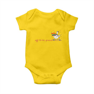 Silly Goose LGBTQ Pride Baby Onesie Off To Be Proud