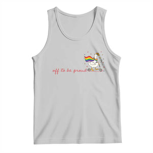 Silly Goose LGBTQ Pride Tank Top Off To Be Proud