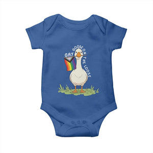 Silly Goose LGBTQ Rainbow Baby Onesie Funny Gay Pride Month