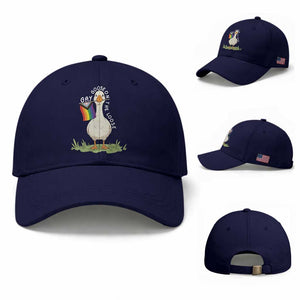 Silly Goose LGBTQ Rainbow Baseball Cap Funny Gay Pride Month