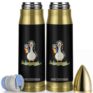 Silly Goose LGBTQ Rainbow Bullet Tumbler Funny Gay Pride Month