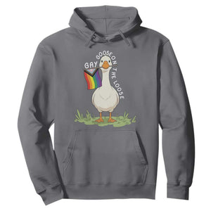 Silly Goose LGBTQ Rainbow Hoodie Funny Gay Pride Month