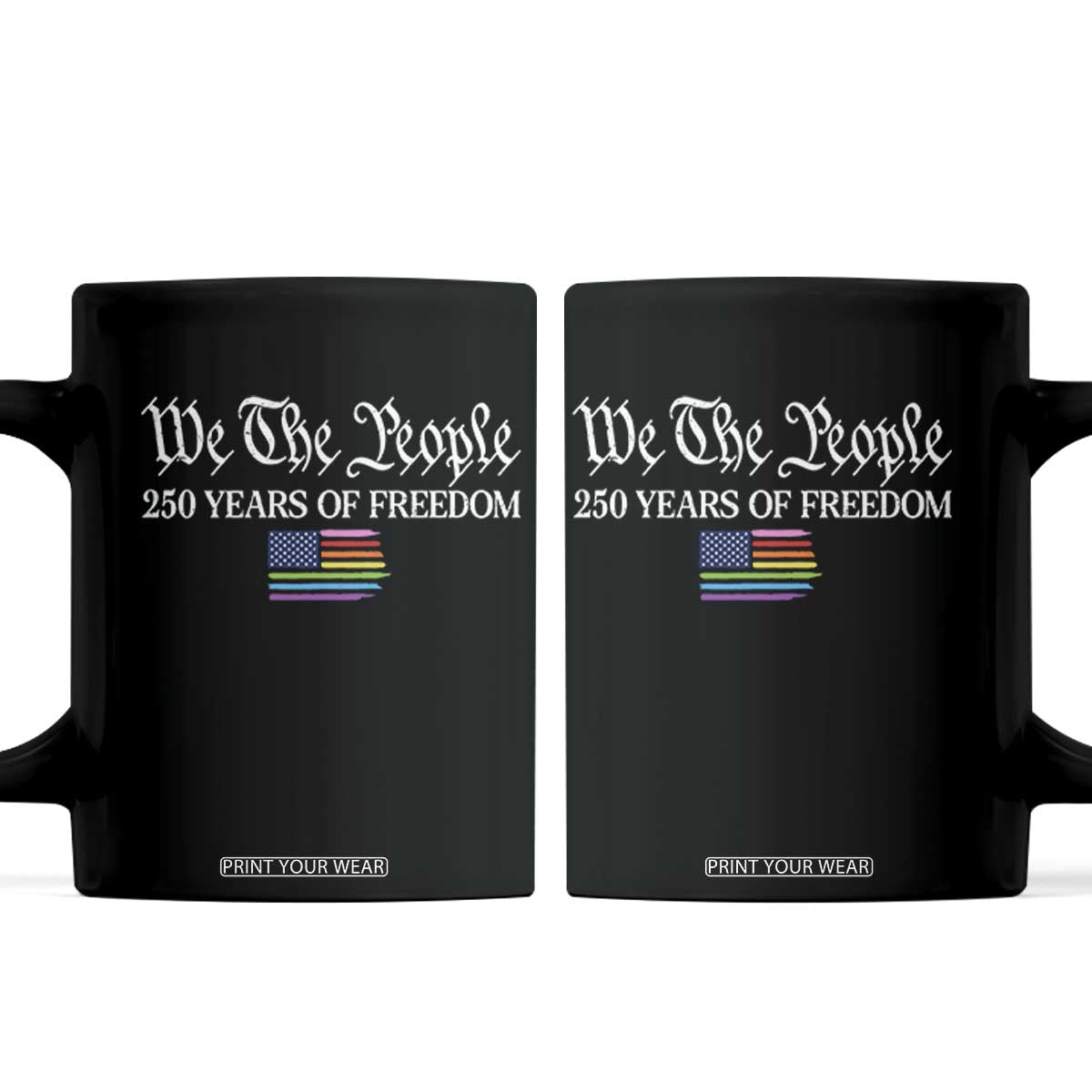 We The People Means Everyone Coffee Mug LGBTQ Gay Pride Rainbow Flags
