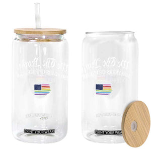 We The People Means Everyone Glass Can LGBTQ Gay Pride Rainbow Flags TS14 Print Your Wear