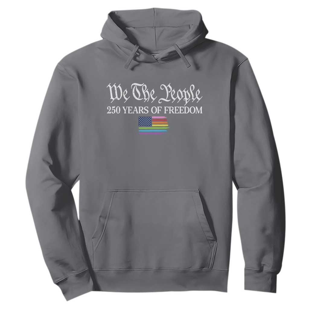 We The People Means Everyone Hoodie LGBTQ Gay Pride Rainbow Flags TS14 Charcoal Print Your Wear