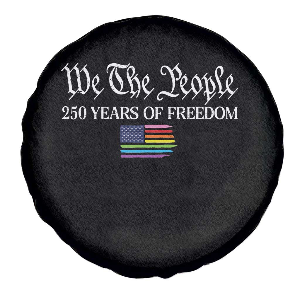 We The People Means Everyone Spare Tire Cover LGBTQ Gay Pride Rainbow Flags TS14 Print Your Wear
