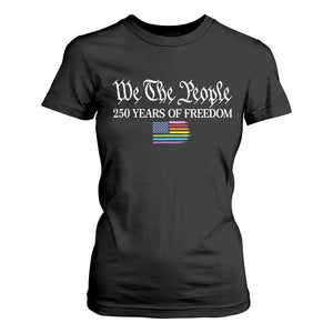 We The People Means Everyone T Shirt For Women LGBTQ Gay Pride Rainbow Flags TS14 Black Print Your Wear