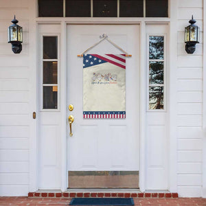 Silly Goose 4th of July Patriotic Garden Flag Honk If You Love Freedom