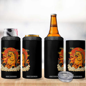 Tacocat Monster 4 in 1 Can Cooler Tumbler Funny Cats Taco Lovers TS14 Print Your Wear
