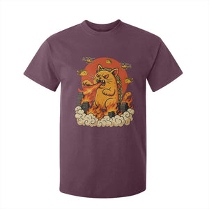 Tacocat Monster T Shirt For Kid Funny Cats Taco Lovers TS14 Maroon Print Your Wear