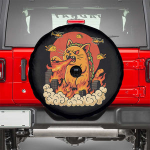 Tacocat Monster Spare Tire Cover Funny Cats Taco Lovers TS14 Black Print Your Wear