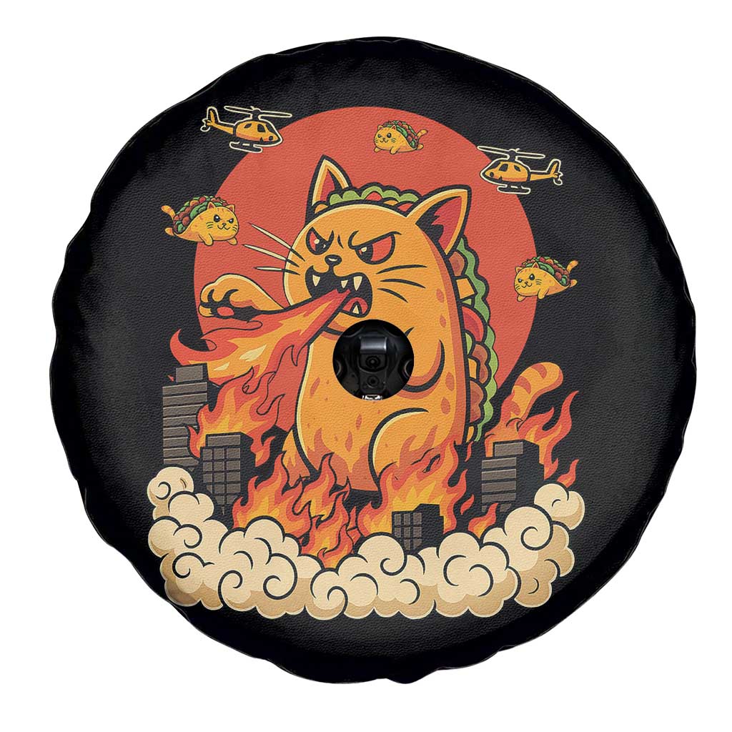 Tacocat Monster Spare Tire Cover Funny Cats Taco Lovers TS14 Print Your Wear