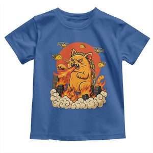 Tacocat Monster Toddler T Shirt Funny Cats Taco Lovers TS14 Royal Blue Print Your Wear