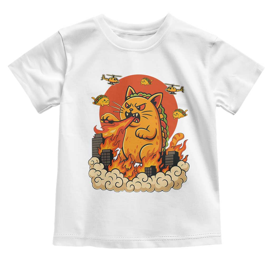 Tacocat Monster Toddler T Shirt Funny Cats Taco Lovers TS14 White Print Your Wear