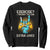 Funny Gamer Skeleton Hand Sweatshirt Exercise I Thought You Said Extra Lives TS14 Black Print Your Wear
