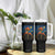 Cute Black Cat Mushroom Tumbler With Handle Stary Night Vangogh Amanita Muscaria TS14 Print Your Wear