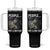Funny Alpha Wolf Meme Tumbler With Handle Sarcastic People Not A Big Fan TS14 One Size: 40 oz Black Print Your Wear