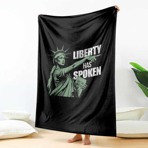 Funny Basketball Point God Liberty Meme Throw Blanket Has Spoken Patriotic USA TS14 Print Your Wear
