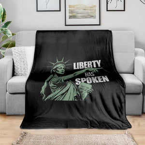 Funny Basketball Point God Liberty Meme Throw Blanket Has Spoken Patriotic USA TS14 Print Your Wear