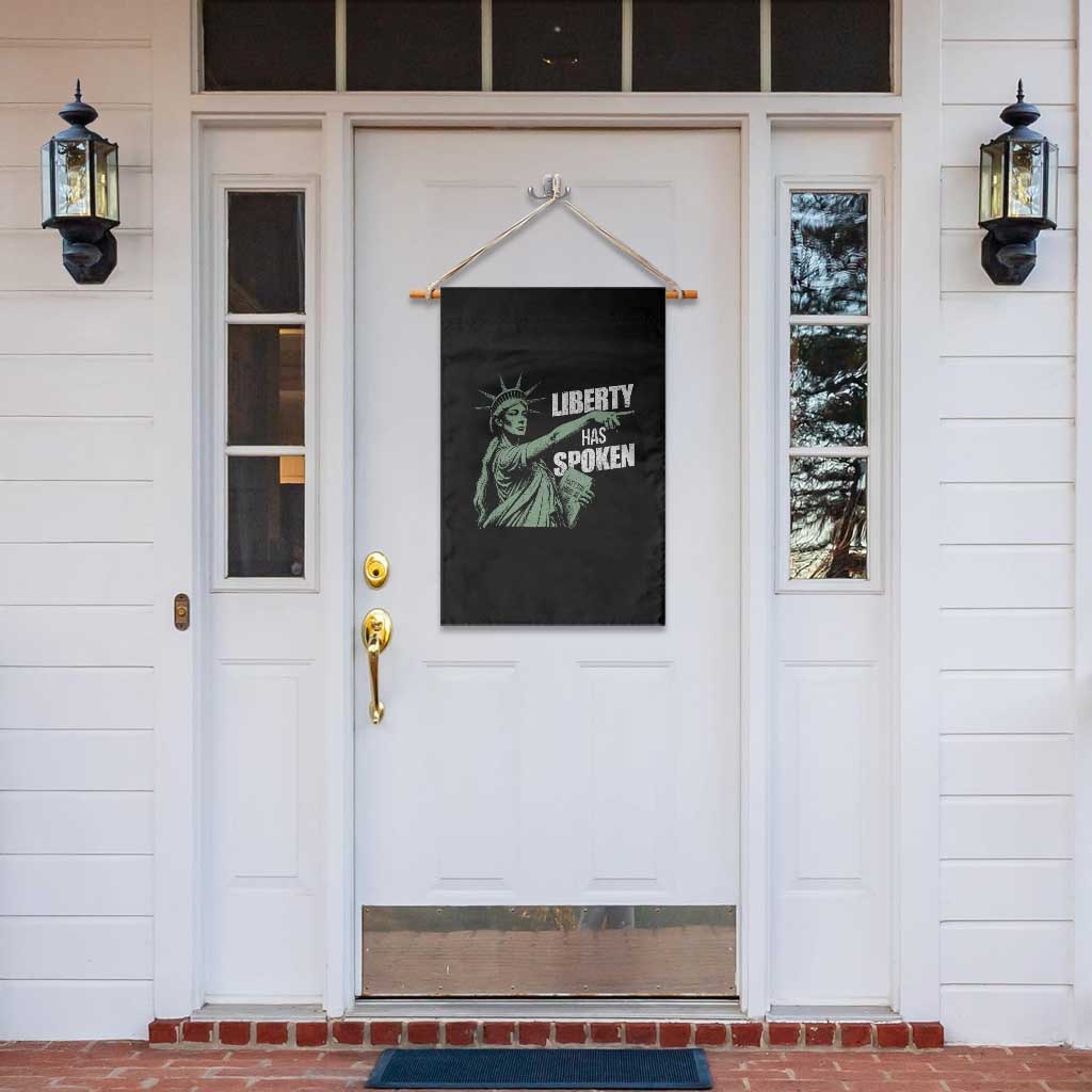 Funny Basketball Point God Liberty Meme Garden Flag Has Spoken Patriotic USA TS14 Print Your Wear