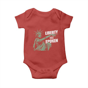 Funny Basketball Point God Liberty Meme Baby Onesie Has Spoken Patriotic USA TS14 Red Print Your Wear