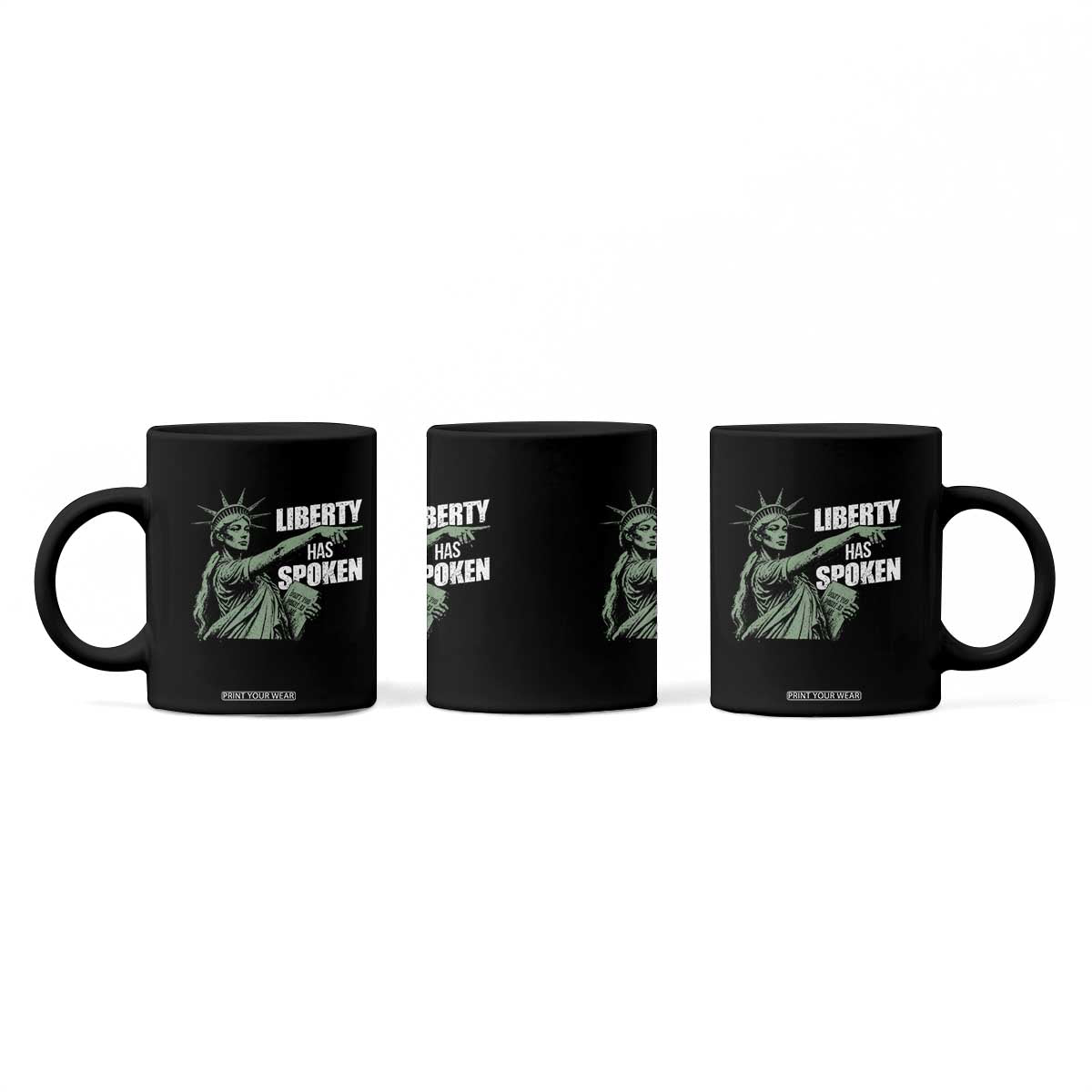 Funny Basketball Point God Liberty Meme Coffee Mug Has Spoken Patriotic USA TS14 Print Your Wear