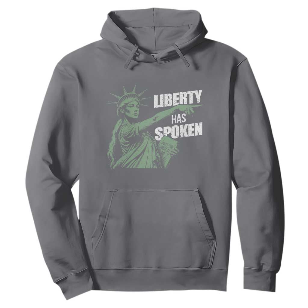 Funny Basketball Point God Liberty Meme Hoodie Has Spoken Patriotic USA TS14 Charcoal Print Your Wear