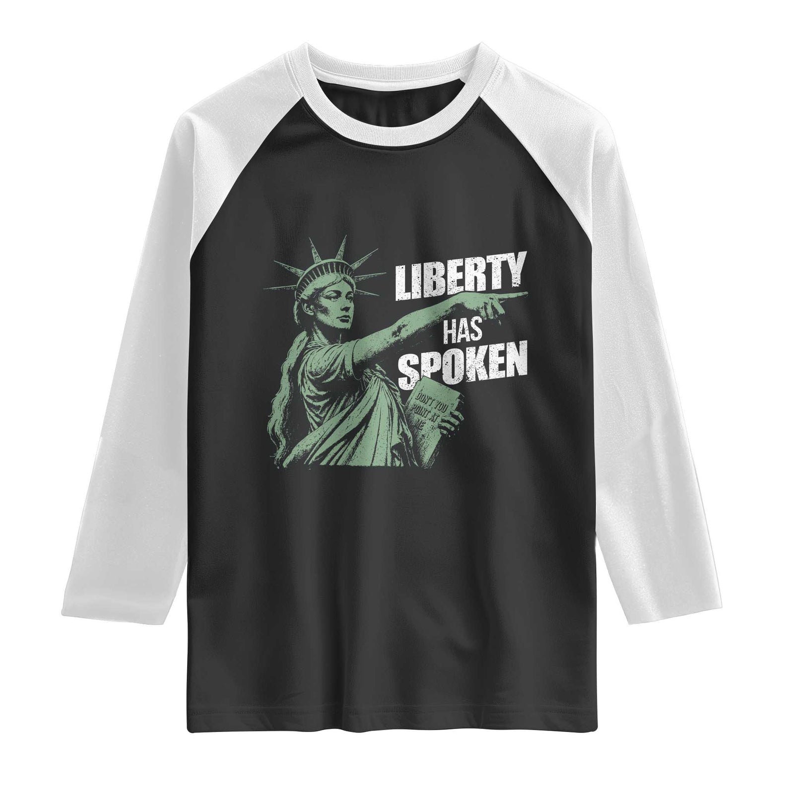 Funny Basketball Point God Liberty Meme Raglan Shirt Has Spoken Patriotic USA TS14 Black White Print Your Wear