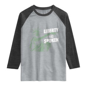 Funny Basketball Point God Liberty Meme Raglan Shirt Has Spoken Patriotic USA TS14 Heather Gray Heather Charcoal Print Your Wear
