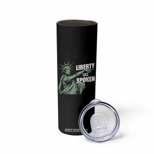 Funny Basketball Point God Liberty Meme Skinny Tumbler Has Spoken Patriotic USA TS14 Print Your Wear