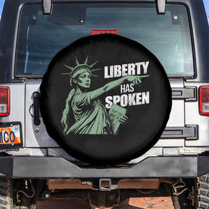 Funny Basketball Point God Liberty Meme Spare Tire Cover Has Spoken Patriotic USA TS14 No hole Black Print Your Wear