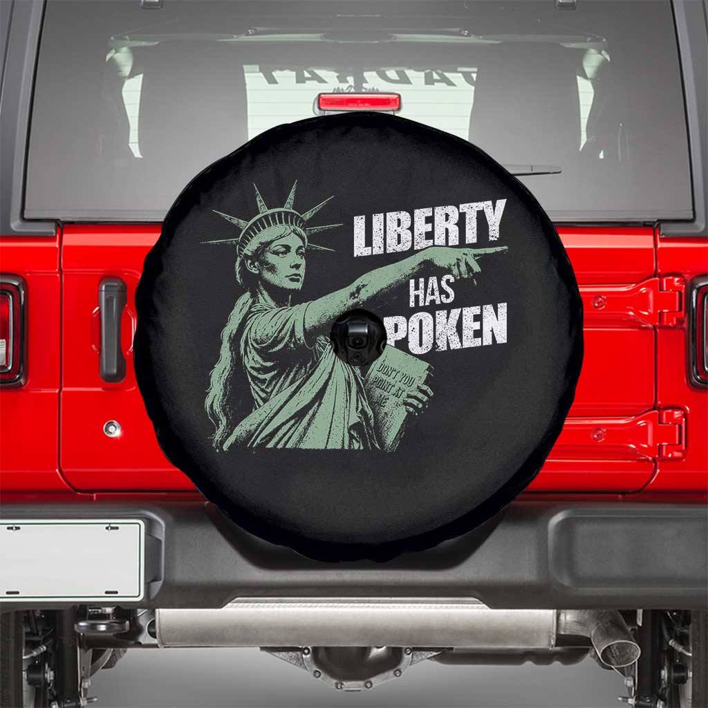 Funny Basketball Point God Liberty Meme Spare Tire Cover Has Spoken Patriotic USA TS14 Black Print Your Wear