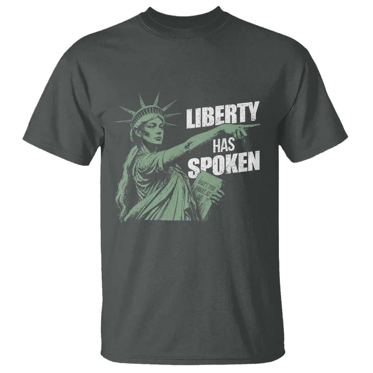 Funny Basketball Point God Liberty Meme T Shirt Has Spoken Patriotic USA TS14 Dark Heather Print Your Wear