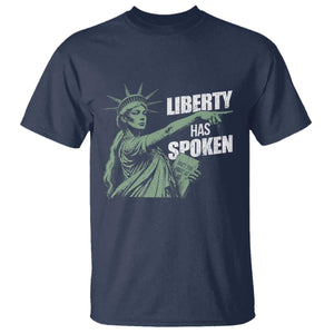 Funny Basketball Point God Liberty Meme T Shirt Has Spoken Patriotic USA TS14 Navy Print Your Wear