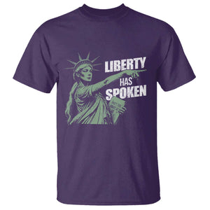 Funny Basketball Point God Liberty Meme T Shirt Has Spoken Patriotic USA TS14 Purple Print Your Wear