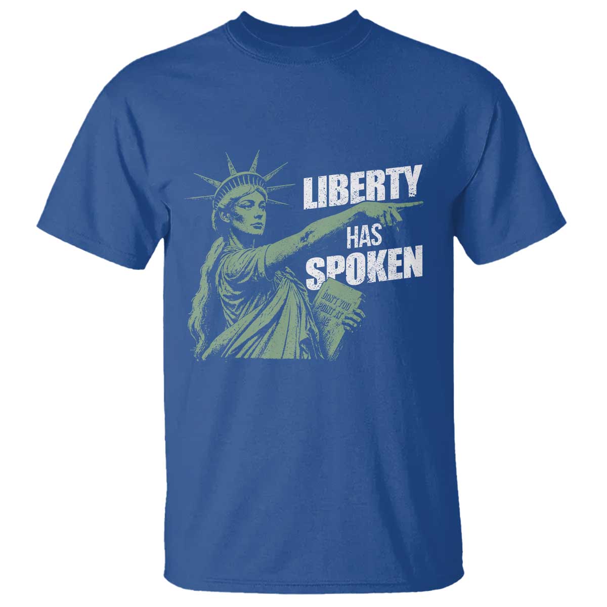 Funny Basketball Point God Liberty Meme T Shirt Has Spoken Patriotic USA TS14 Royal Blue Print Your Wear