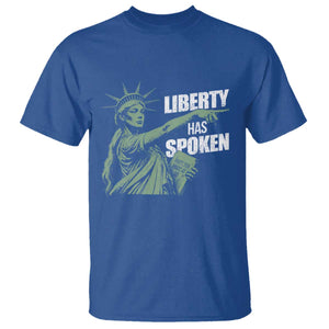 Funny Basketball Point God Liberty Meme T Shirt Has Spoken Patriotic USA TS14 Royal Blue Print Your Wear