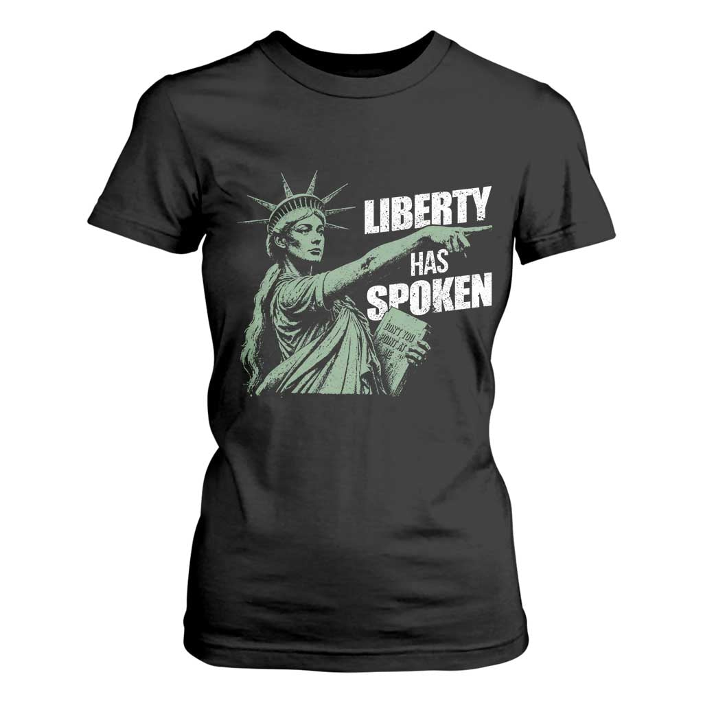 Funny Basketball Point God Liberty Meme T Shirt For Women Has Spoken Patriotic USA TS14 Black Print Your Wear