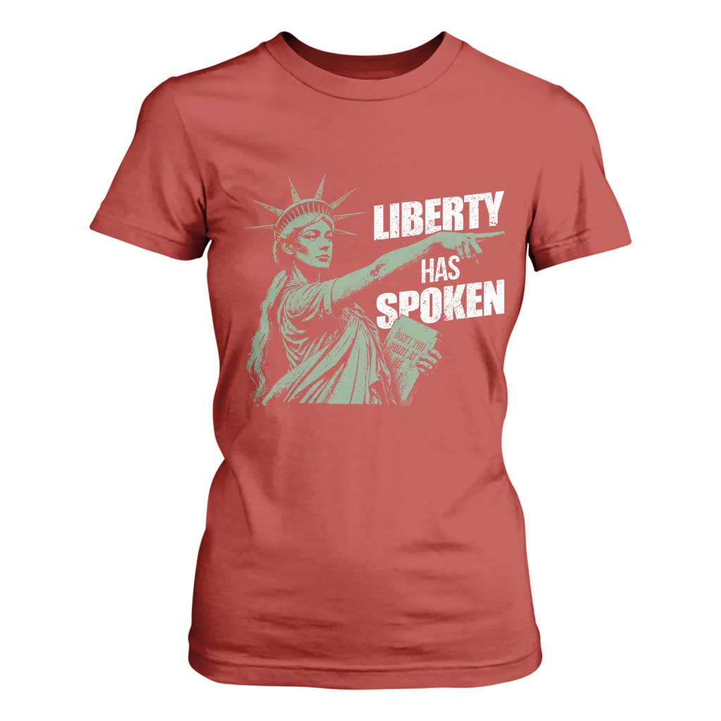 Funny Basketball Point God Liberty Meme T Shirt For Women Has Spoken Patriotic USA TS14 Red Print Your Wear
