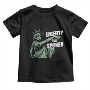 Funny Basketball Point God Liberty Meme Toddler T Shirt Has Spoken Patriotic USA TS14 Black Print Your Wear
